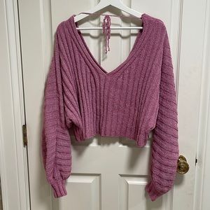 Free People Crop Sweater